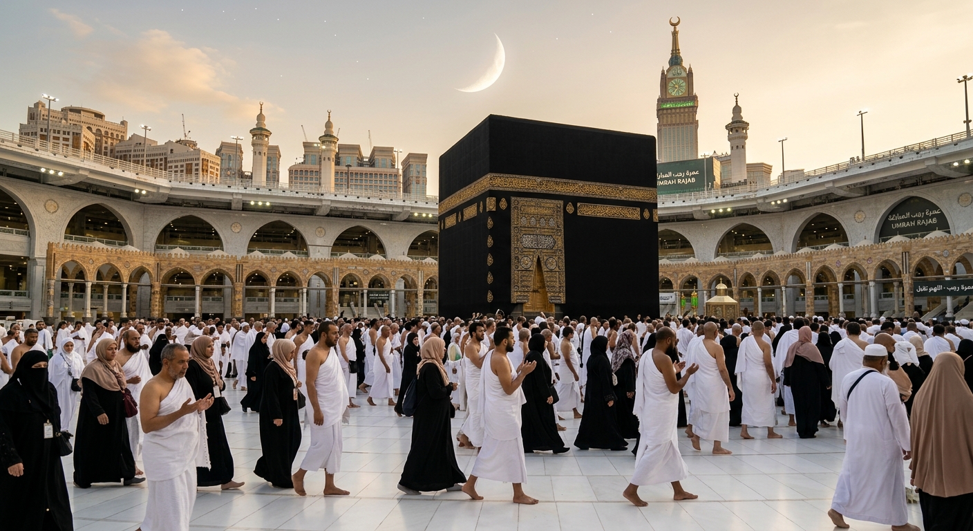 عمرة 30 يومًا | إقامة ممتدة في مكة والمدينة - UMRAU